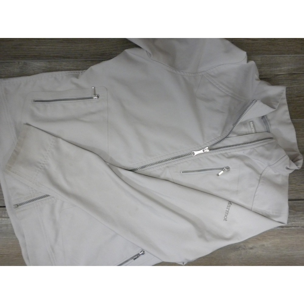 Marmot Jacket Womens L Gray Tempo Full‎ Zip Lightweight Hiking Gorpcore Outdoor